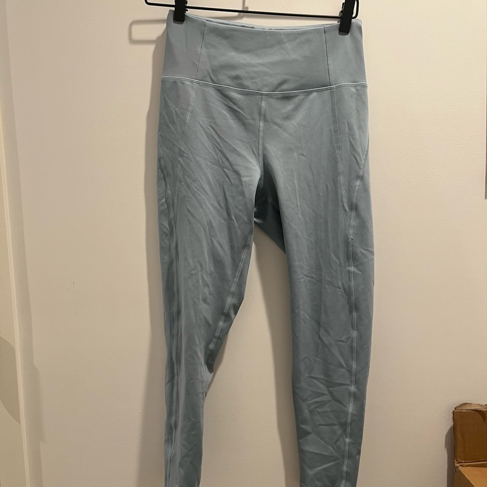 Light Blue High-Waisted Leggings